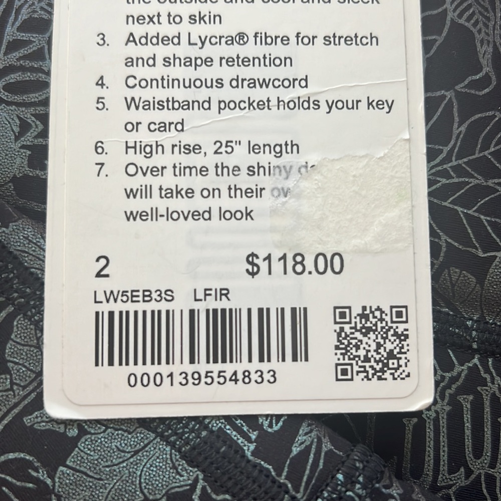 Lululemon Wunder Train HR Tight 25” (Foil) - Picture 4 of 4